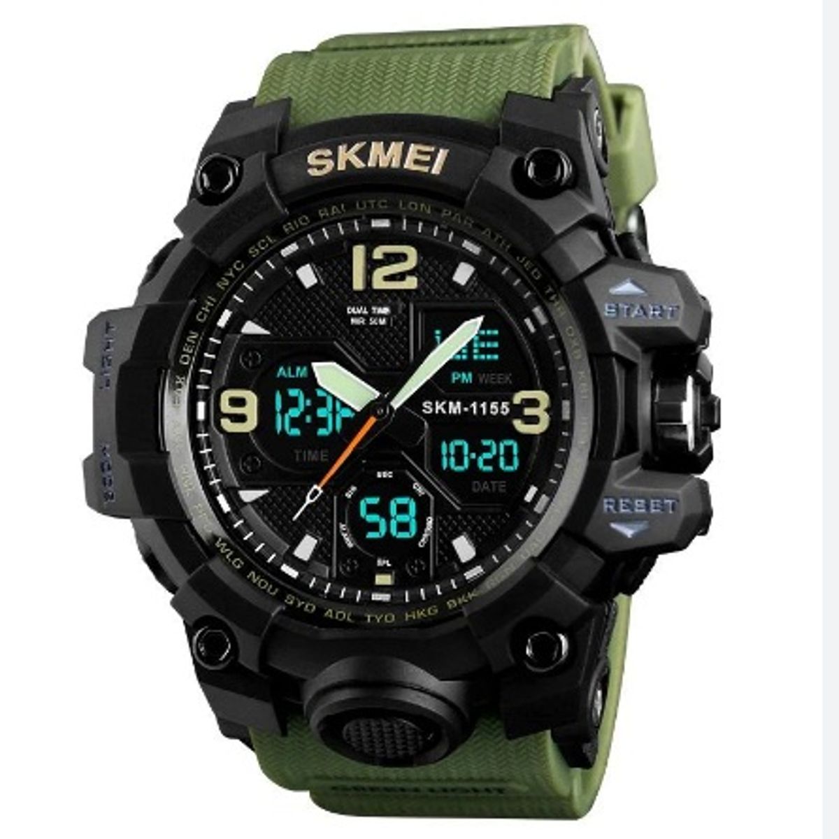 SKMEI - Reloj deportivo Skmei 1155B doble horario