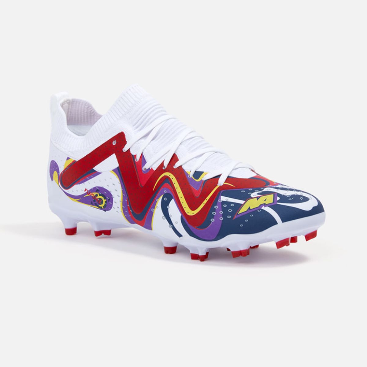 NEW ATHLETIC - Zapatillas New Athletic Football Slabs61 Blanco Con Morado Hombre