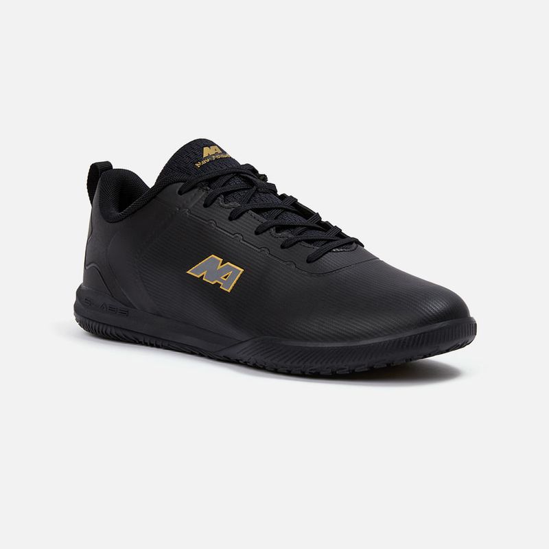 NEW ATHLETIC - Zapatillas New Athletic Football Slabs49 Negro Con Dorado Juvenil