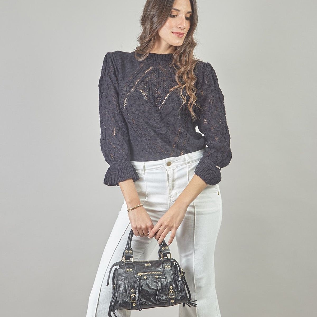 MICHELLE BELAU - CHOMPA MANGA 34 CH00951F45 TNEG S