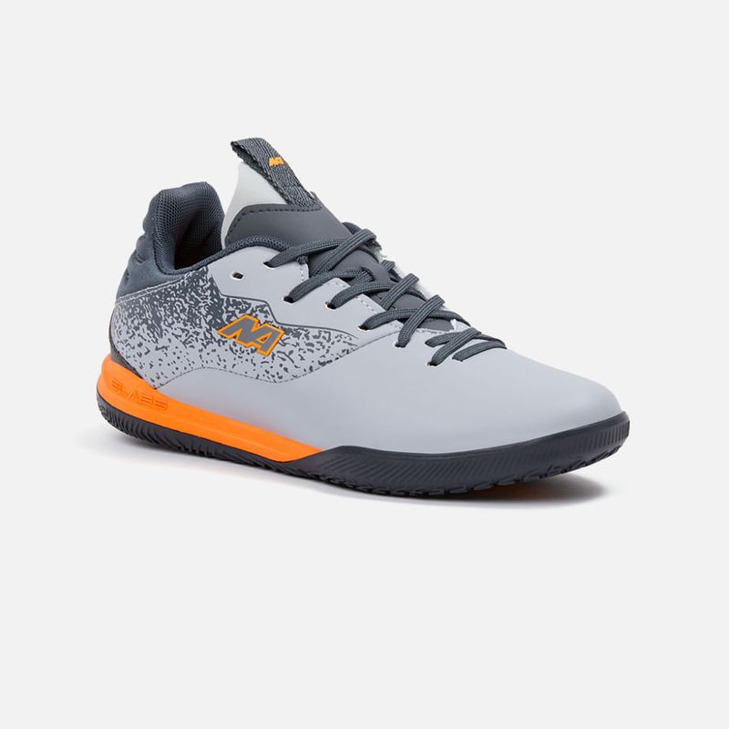 NEW ATHLETIC - Zapatillas New Athletic Football Slabs53 Gris Con Naranja Juvenil