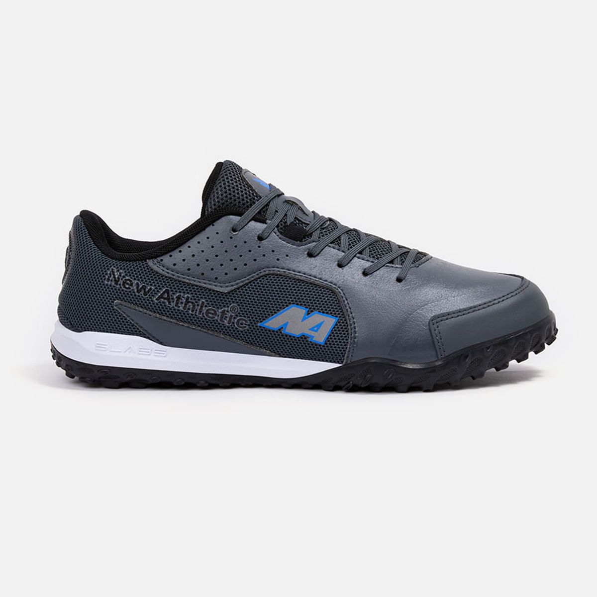 NEW ATHLETIC - Zapatillas New Athletic Football Slabs54 Gris Oscuro Con Celeste Hombre