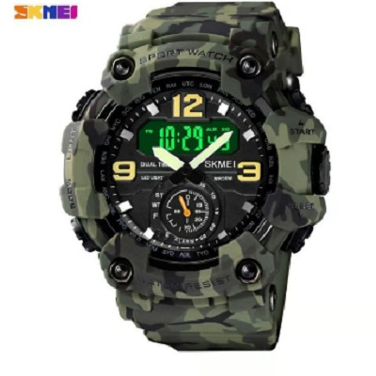 SKMEI - Reloj Skmei 1637 Digital Analogico-doble hora