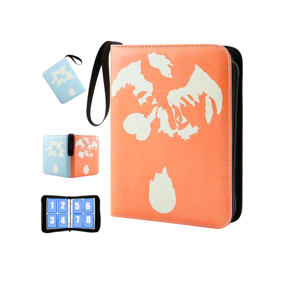 POKEMON - Pokemon Folder 4 Pocket 400 Cartas Charizard Blastoise