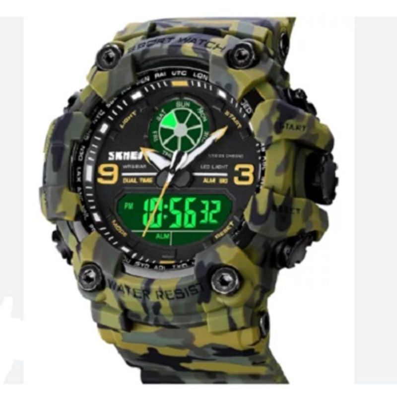 SKMEI - Reloj SKMEI Heavy 1818 Dual Multifunción Retroiluminado
