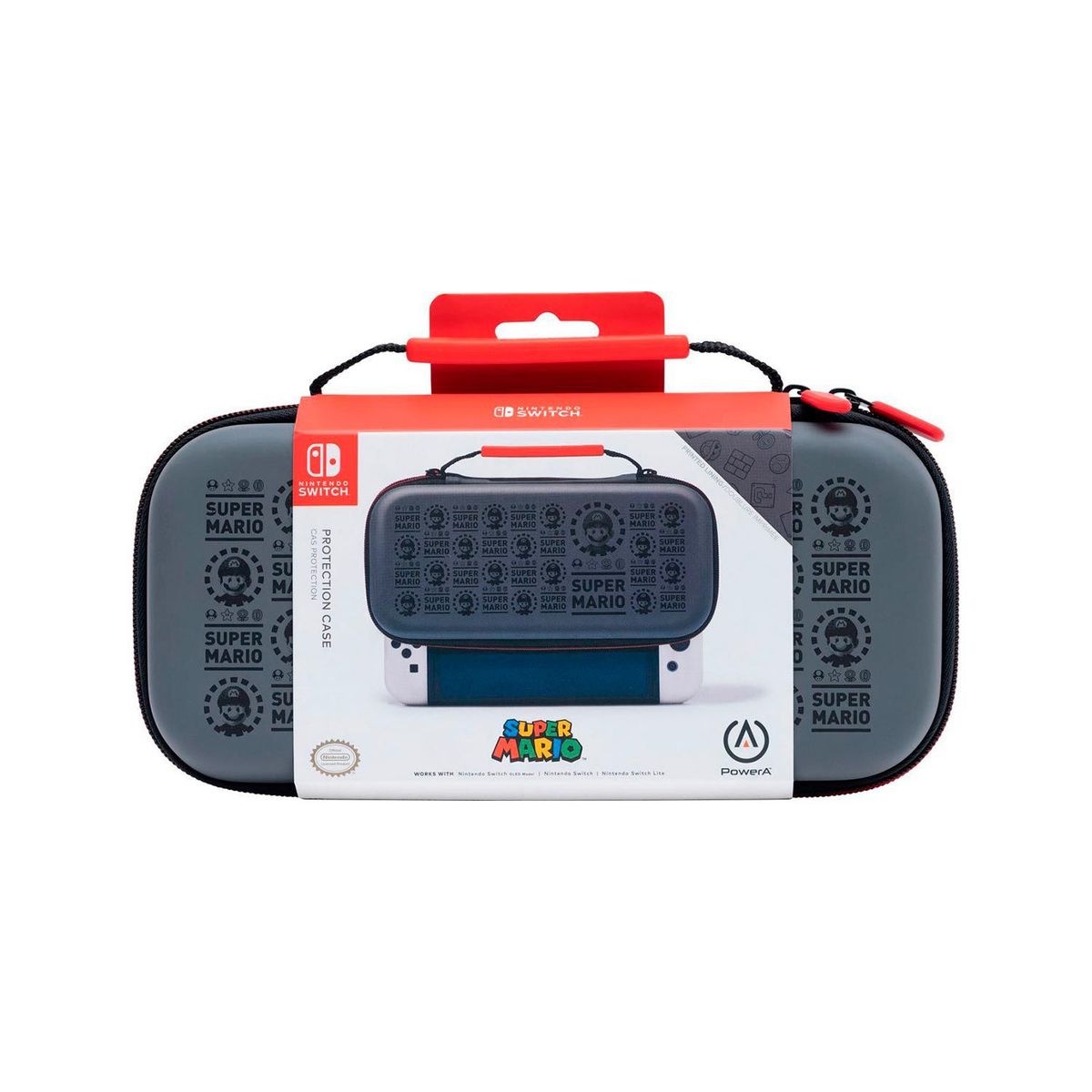 POWER A - Estuche Nintendo Switch Protection Case super mario.