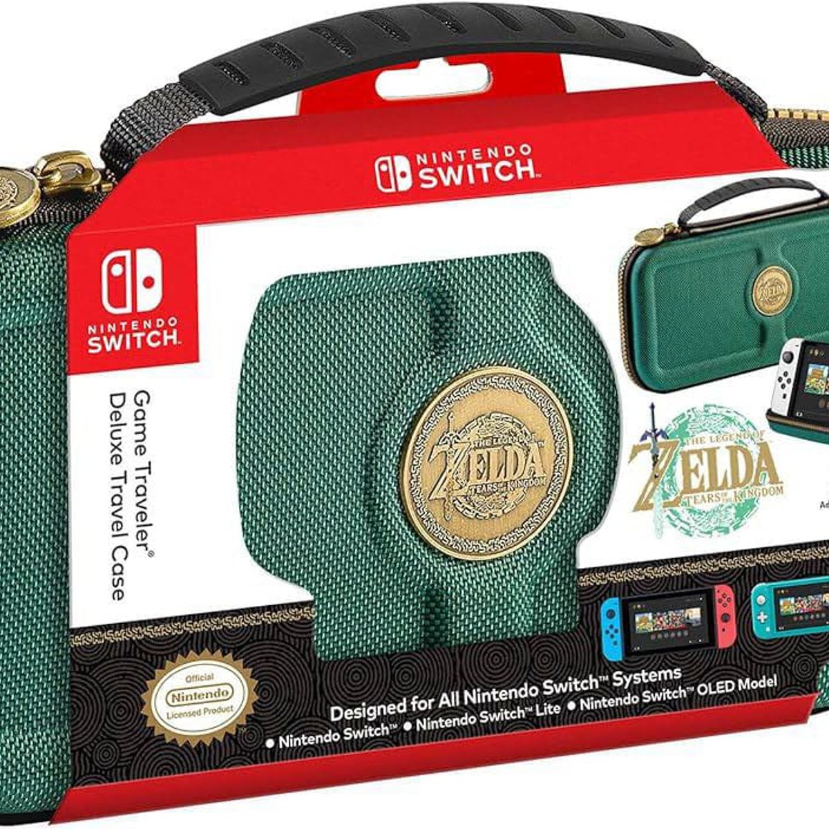 NINTENDO - Estuche Game Traveler Deluxe Travel Case Zelda Switch Oled.