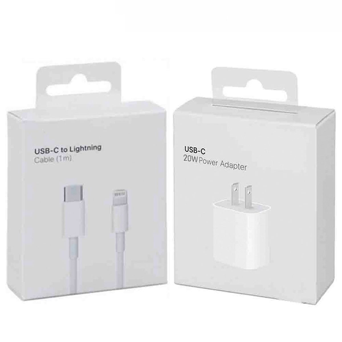 GENERICO - Cargador de 20W Compatible para iPhone 13 + Cable de 1mt