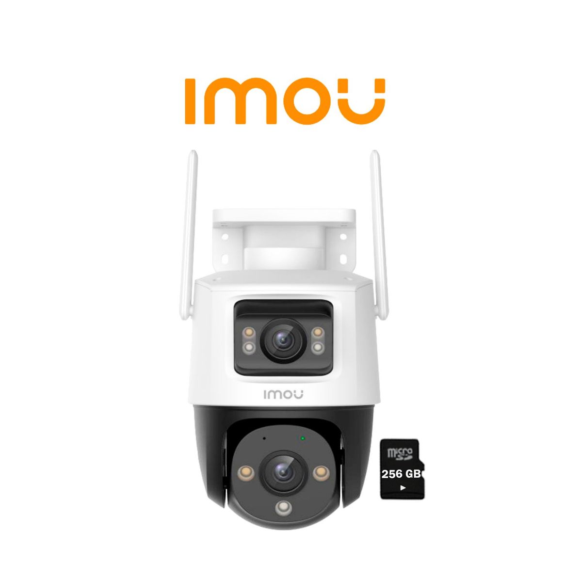 IMOU - Cámara Vigilancia IMOU CRUISER DUAL 3MP + 3MP 360° Noche Color +SD256GB