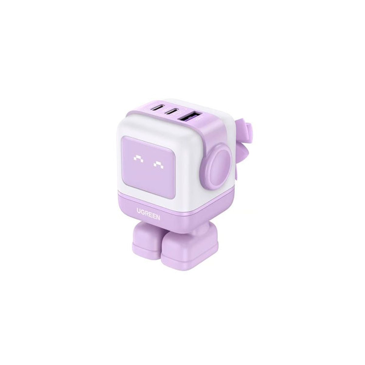 UGREEN - Cargador Ugreen USB-C Gan 65W Fast Charger Morado