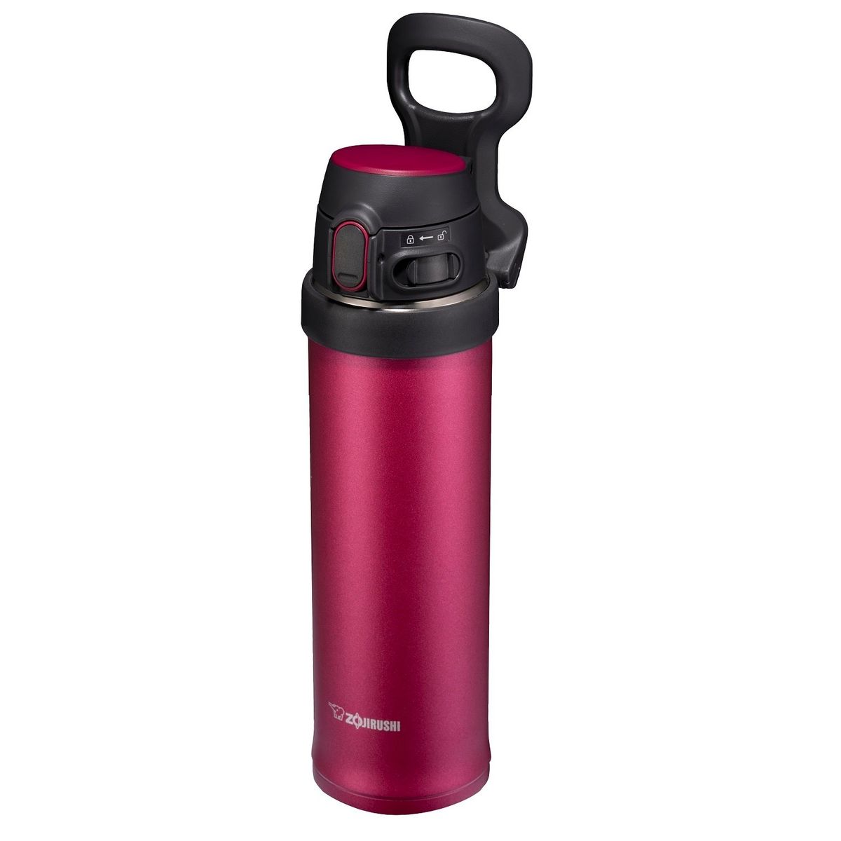 ZOJIRUSHI - TERMO HANDLE FLIP-AND-GO ACERO INOXIDABLE MUG 480ML COLOR  ROJO SM-QHE ZOJIRUSHI