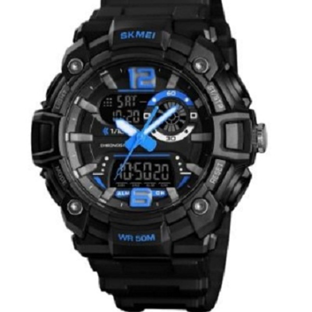 SKMEI - Reloj Hombre Skmei 1529 Sumergible Digital Alarma Cronometro