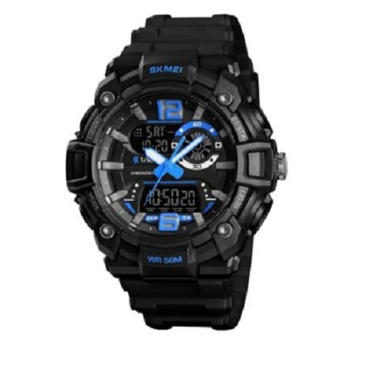 SKMEI - Reloj Hombre Skmei 1529 Sumergible Digital Alarma Cronometro