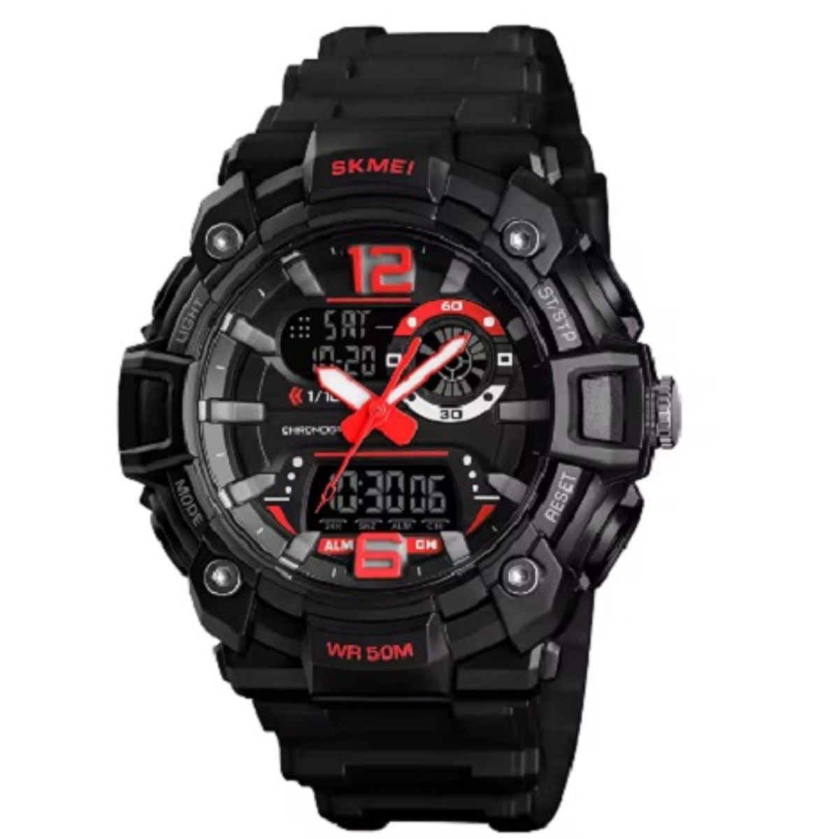 SKMEI - Reloj Hombre Skmei 1529 Sumergible Digital Alarma Cronometro