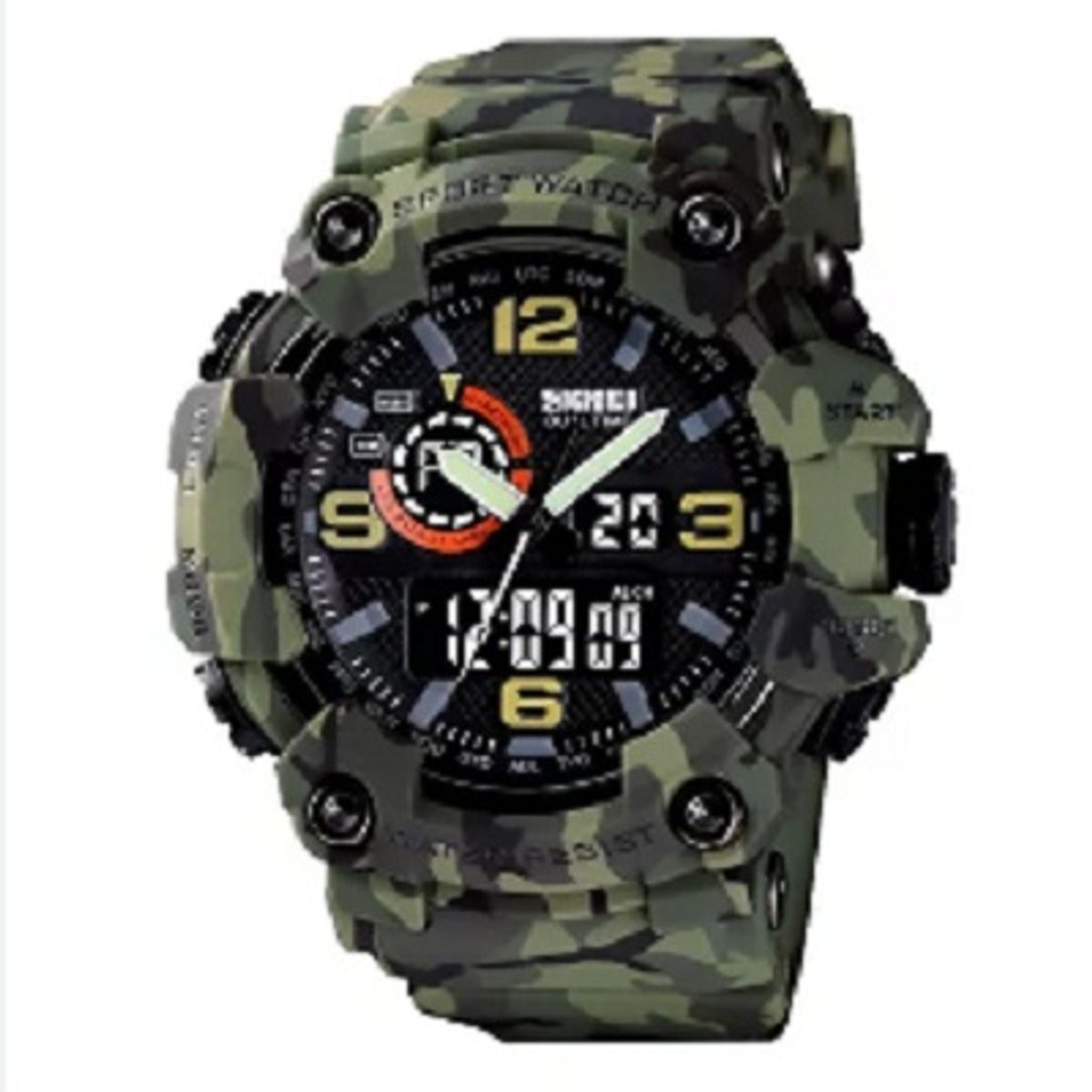 SKMEI - Reloj Hombre Skmei 1520 Sumergible Digital Alarma Cronometro
