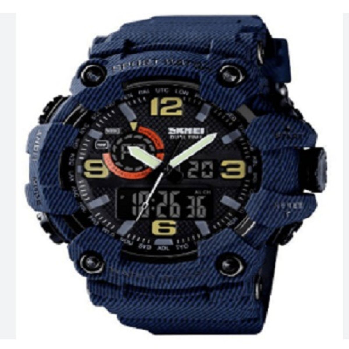 SKMEI - Reloj Hombre Skmei 1520 Sumergible Digital Alarma Cronometro