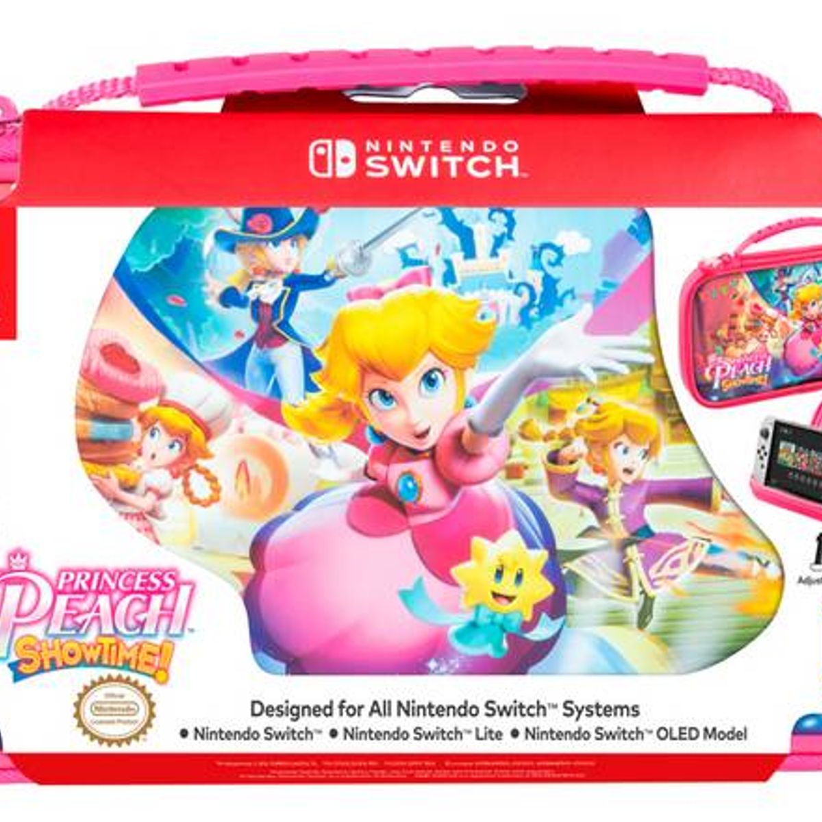 NINTENDO - Estuche Game Traveler Deluxe Travel Switch Princess Peach Showtime.