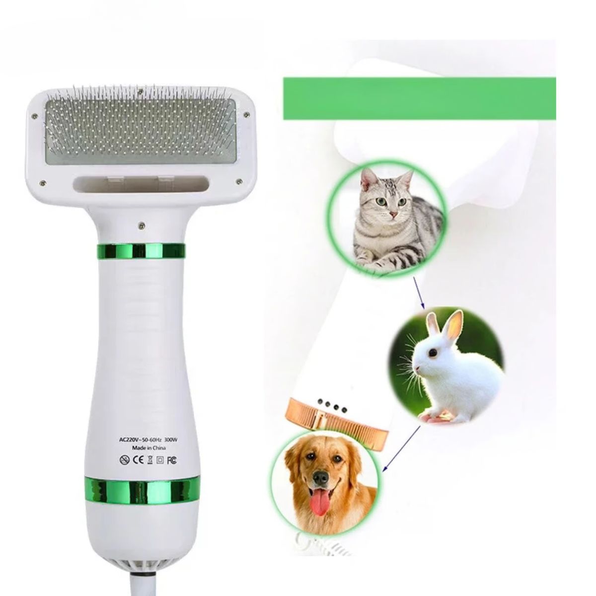 GENERICO - Cepillo Para Mascotas Eléctrico