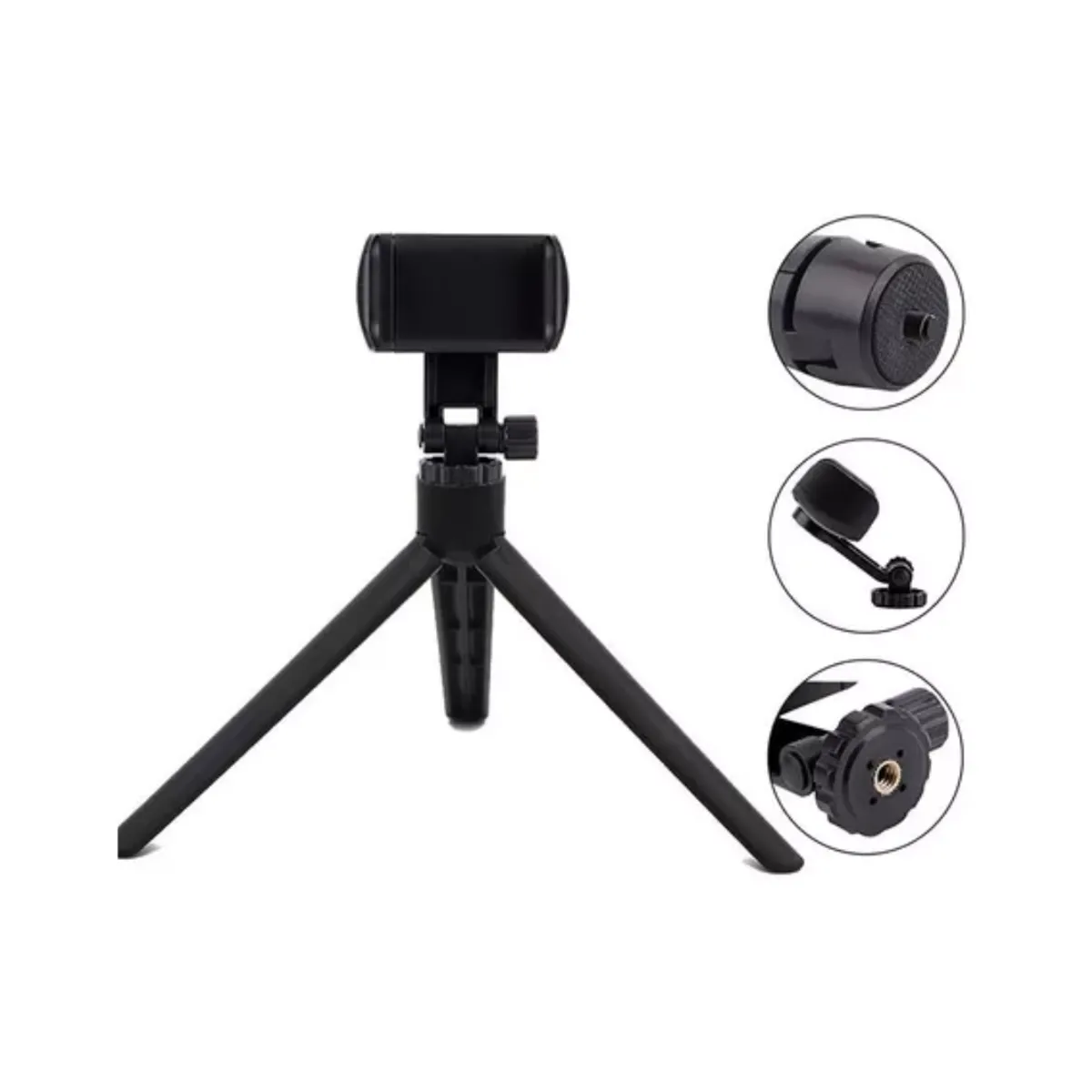 GENERICO - Mini Trípode Para Celulares Y Cámaras Holder Giro 360 Grados