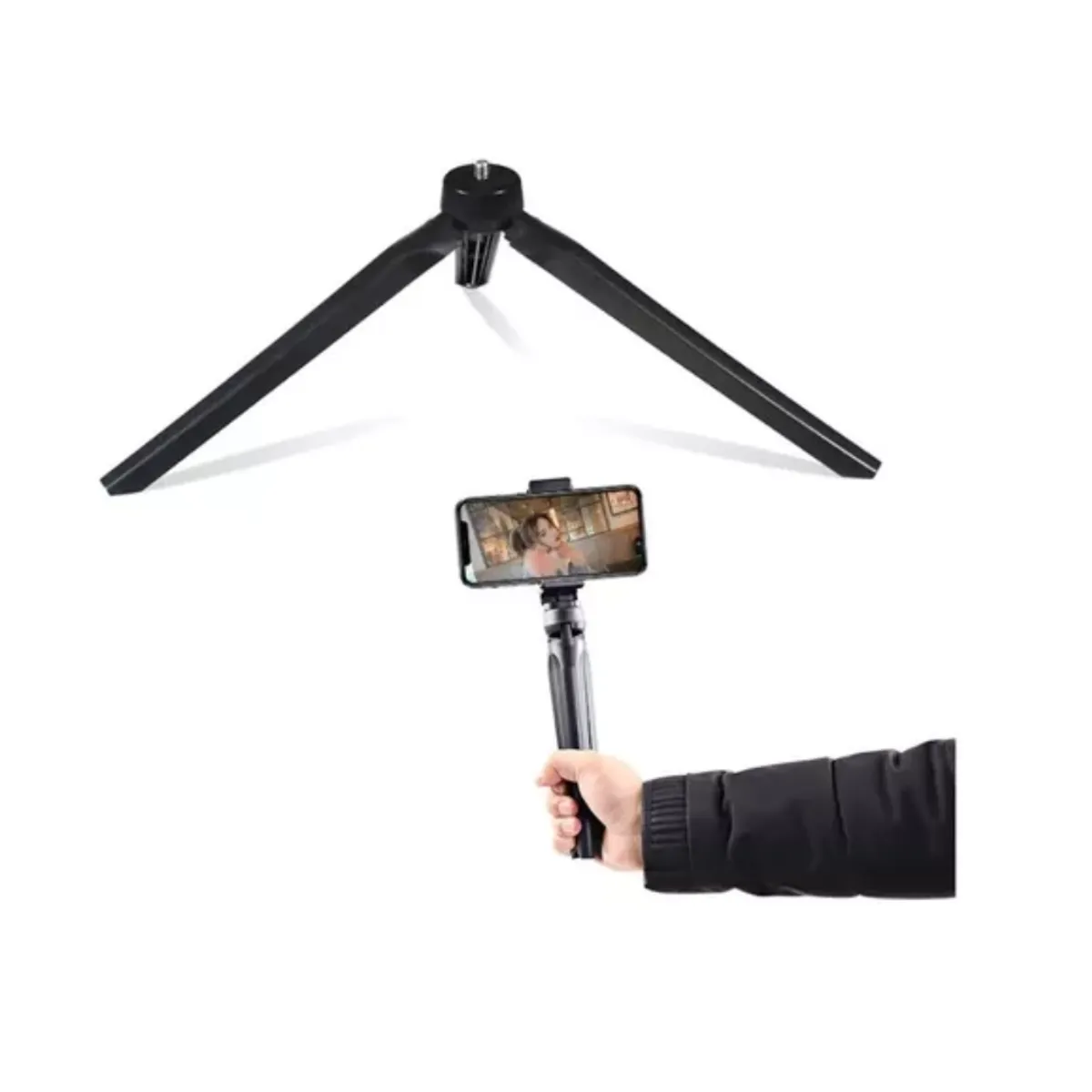 GENERICO - Mini Trípode Para Celulares Y Cámaras Holder Giro 360 Grados