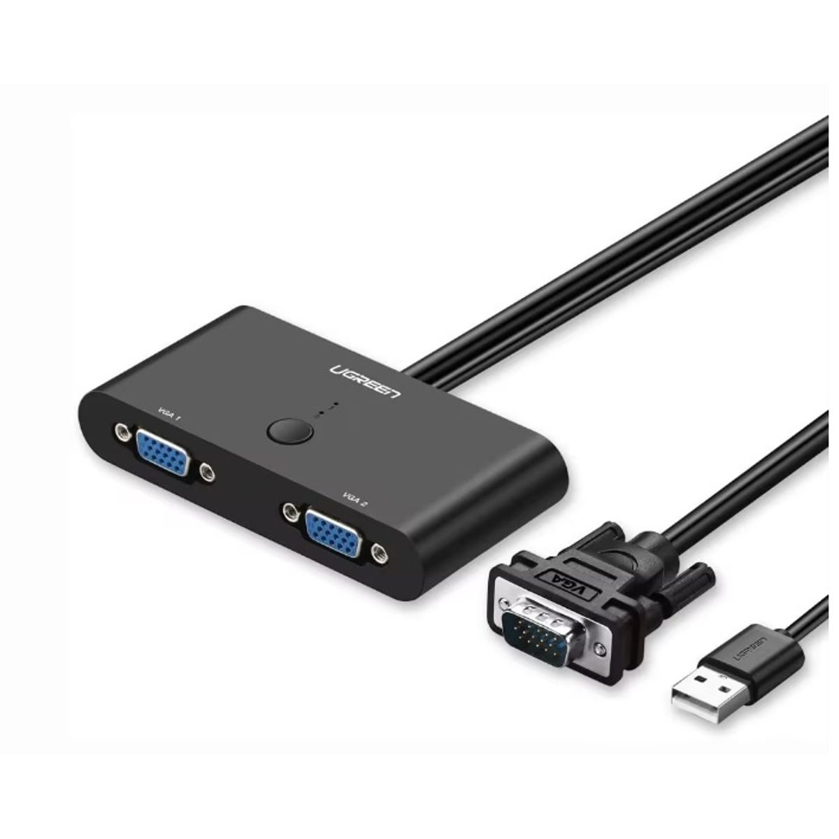 UGREEN - SWITCHER VGA UGREEN , INTERRUPTOR DE SALIDA VHGA 2 EN 1 - MODELO 30711