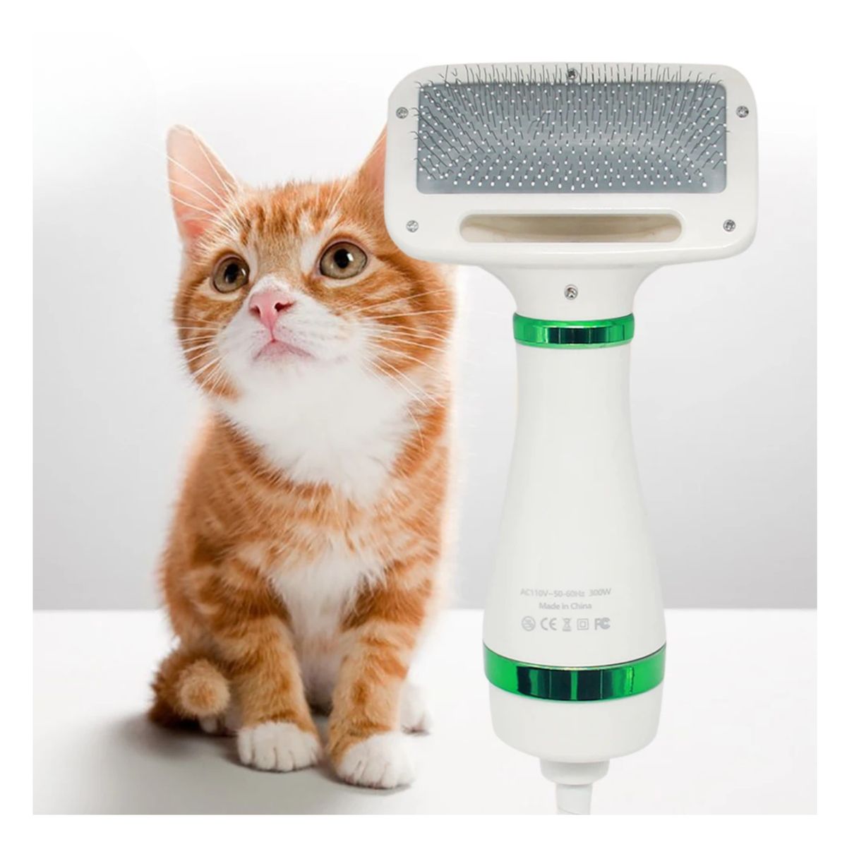 GENERICO - Cepillo Secador Para Mascotas Eléctrico
