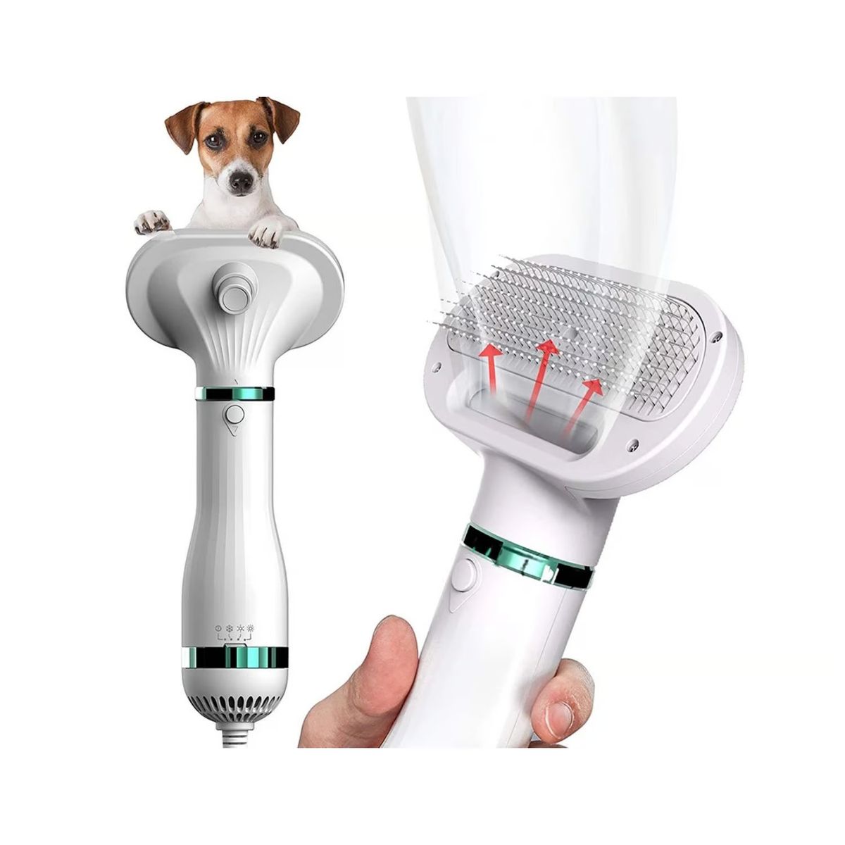 GENERICO - Cepillo Secador Para Mascotas Eléctrico