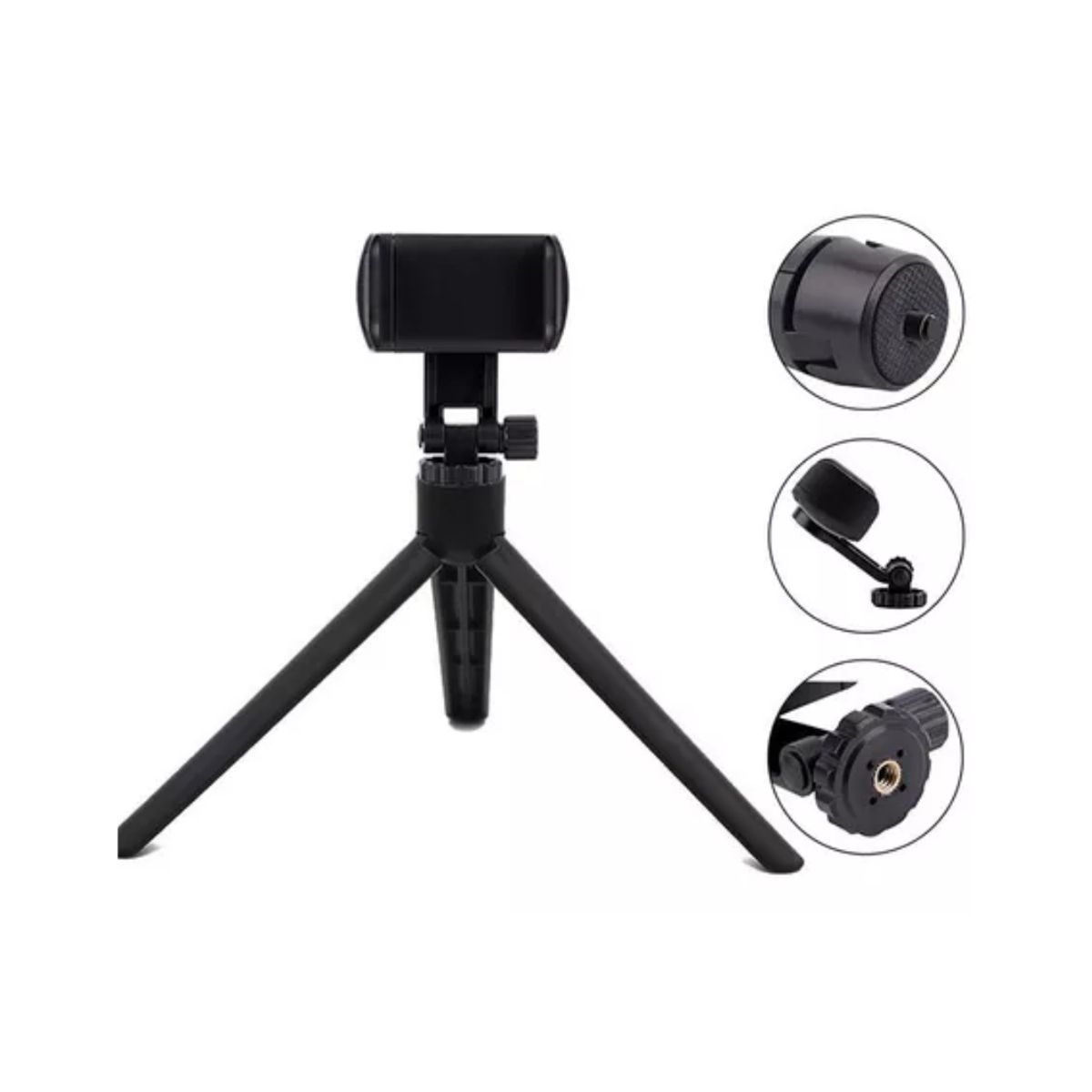 GENERICO - Mini Trípode Para Celulares Y Cámaras Holder Giro 360 Grados