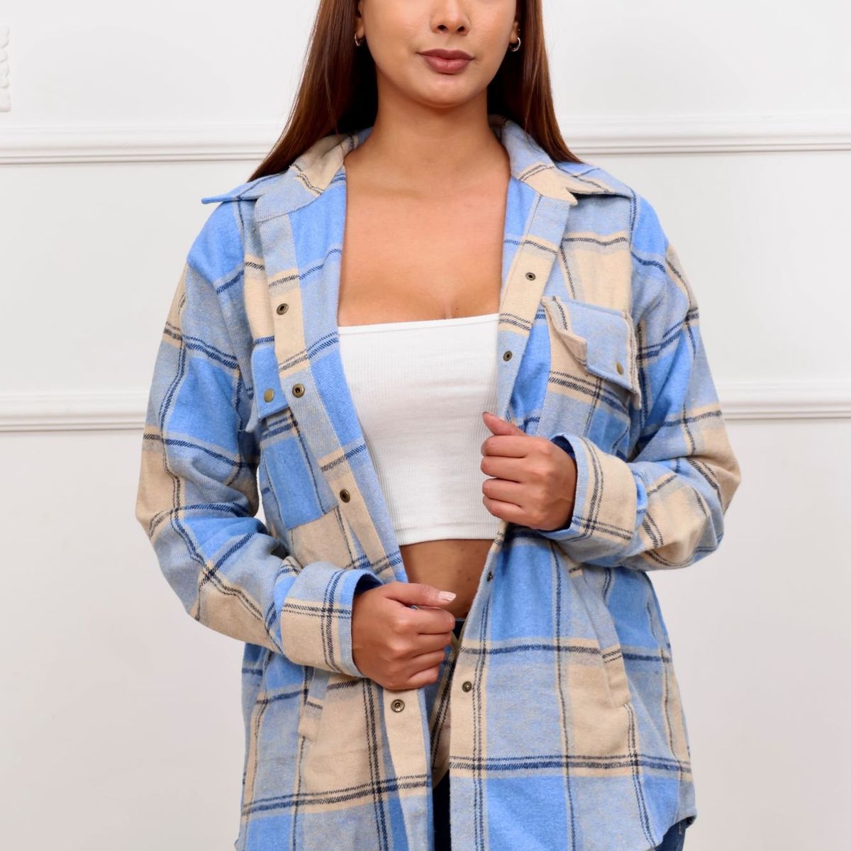 GENERICO - CHAQUETA CAMISERA EN PAÑO LEÑADOR