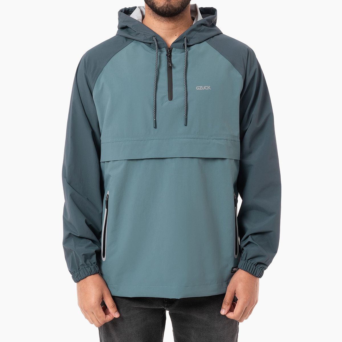 GZUCK - CASACA REVERSIBLE CCAP NAYLONJERSEY RANDOLF NAVY