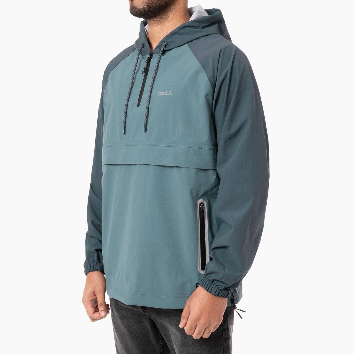 GZUCK - CASACA REVERSIBLE CCAP NAYLONJERSEY RANDOLF NAVY