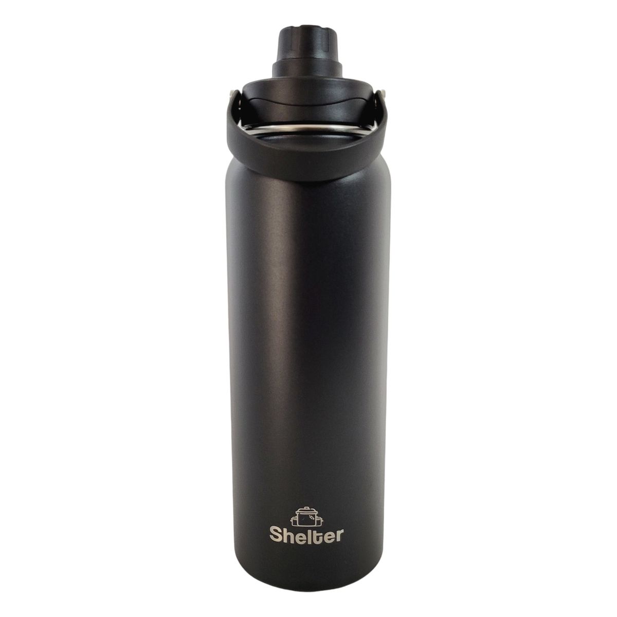 SHELTER - Shelter Sport Bottle Black 1180ml 40oz de Acero Inoxidable