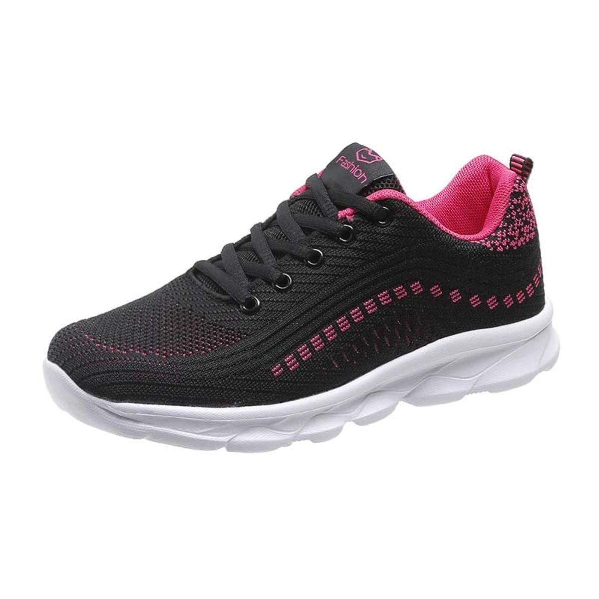 SHANDIAN - Zapatillas Running Mujer Negro