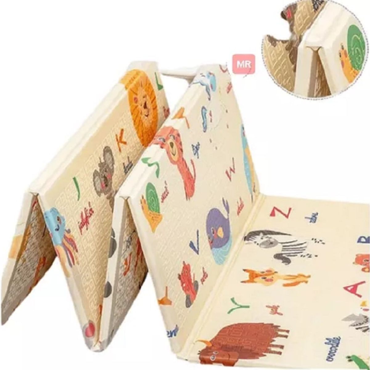 GENERICO - Alfombra de Juego para Bebé Plegable Portátil Reversible