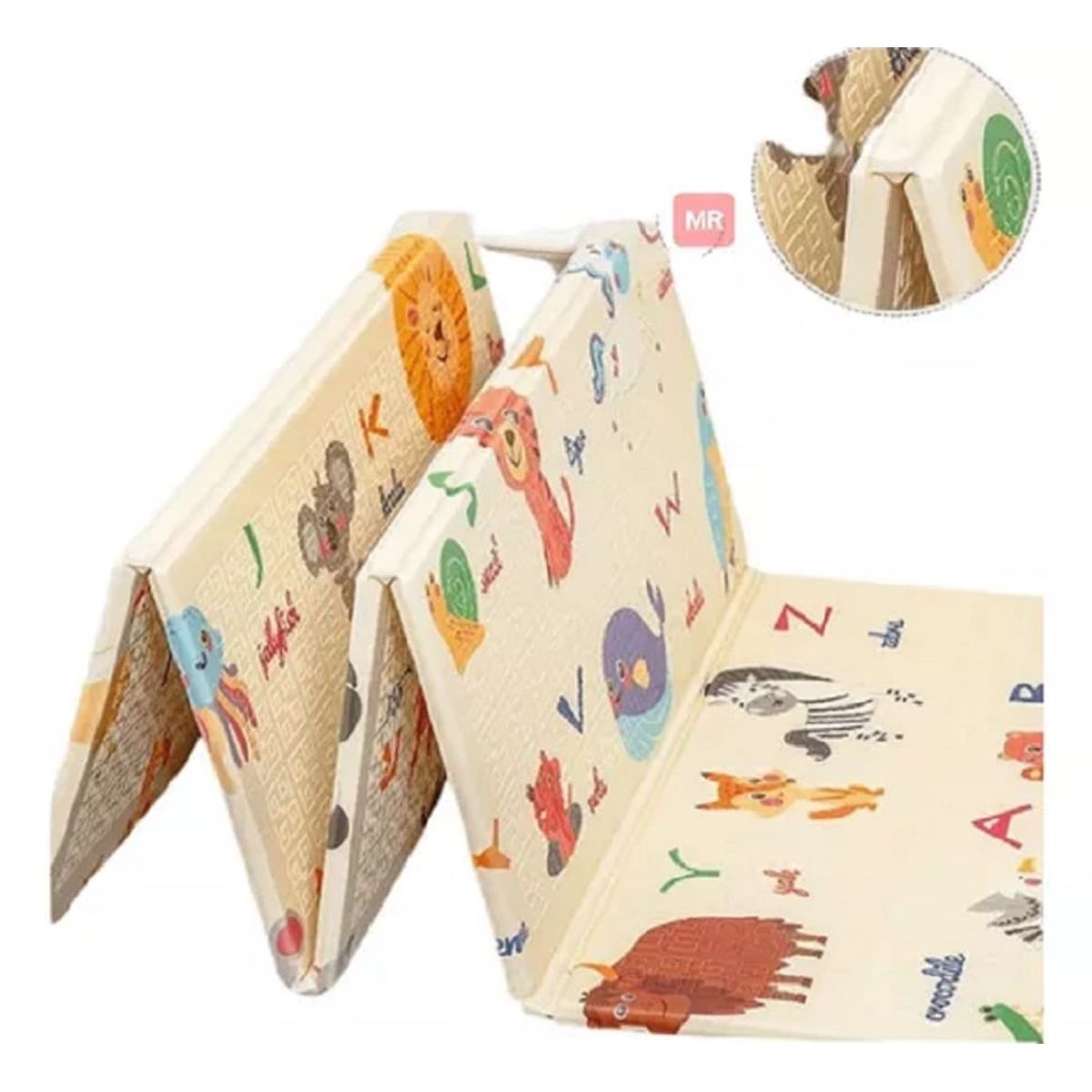 GENERICO - Alfombra de Juego para Bebé Plegable Portátil Reversible