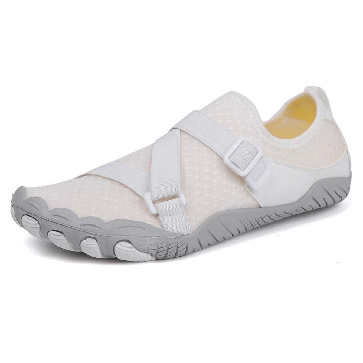 SHANDIAN - Zapatillas Agua Outdoor Hombre Secado Rapido Blanco
