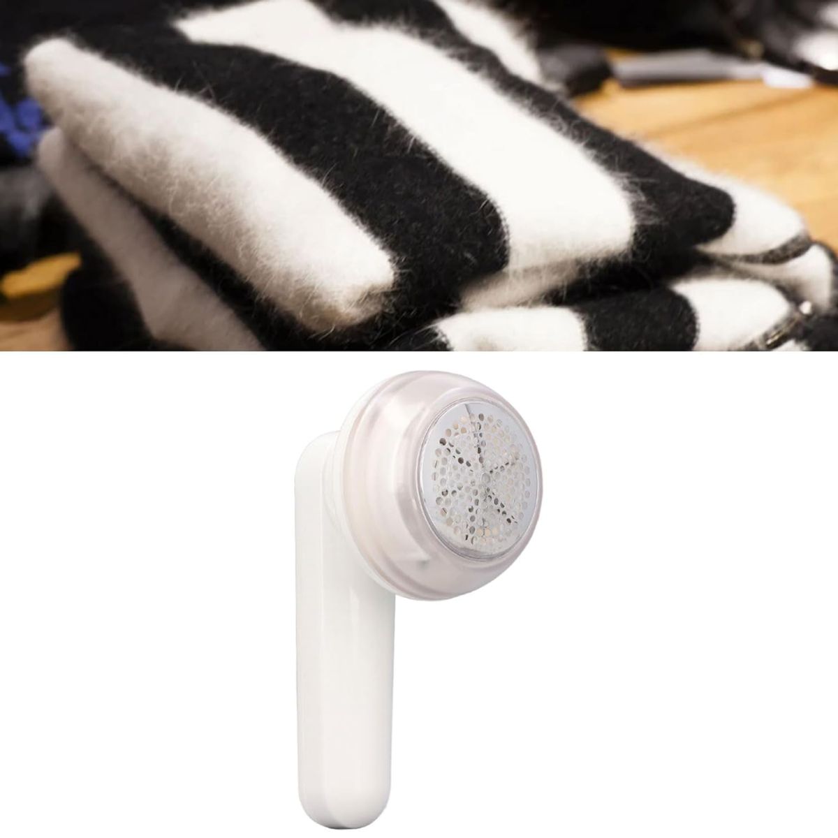 GENERICO - Removedor de Pelusas Eléctrico Quita Pelusa para Ropa Blanco