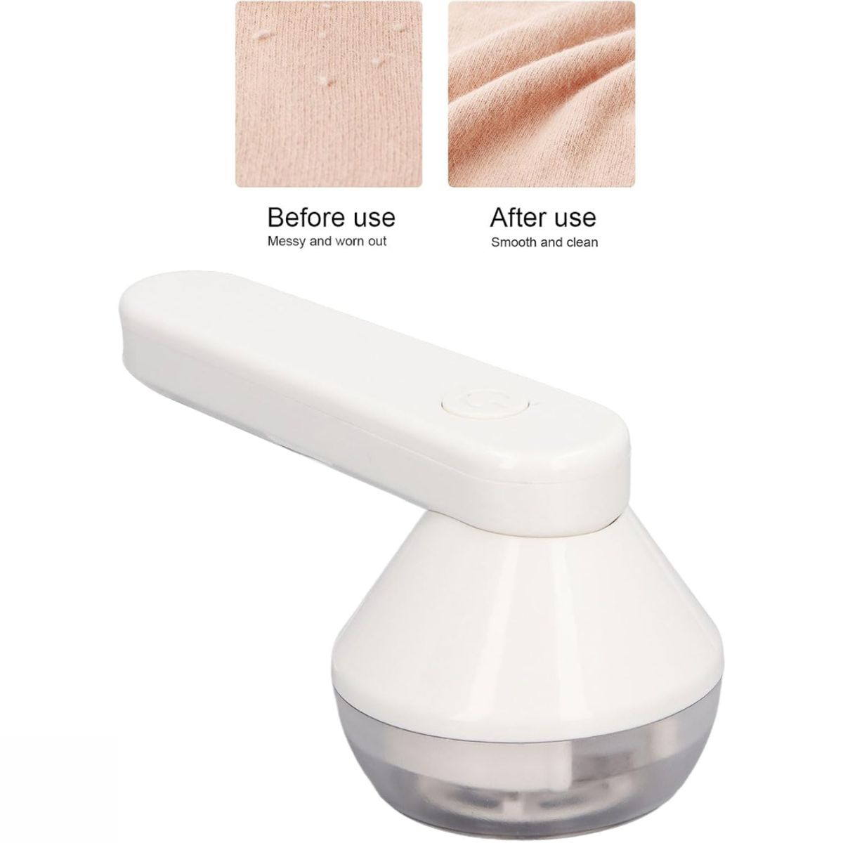 GENERICO - Removedor de Pelusas Eléctrico Quita Pelusa para Ropa Blanco