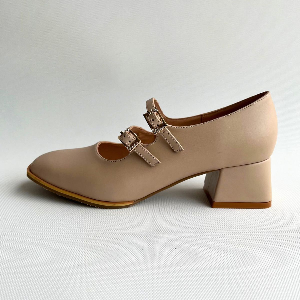 SAPATU - ZAPATOS BALERINAS MARY JANE PARA MUJER BEIGE