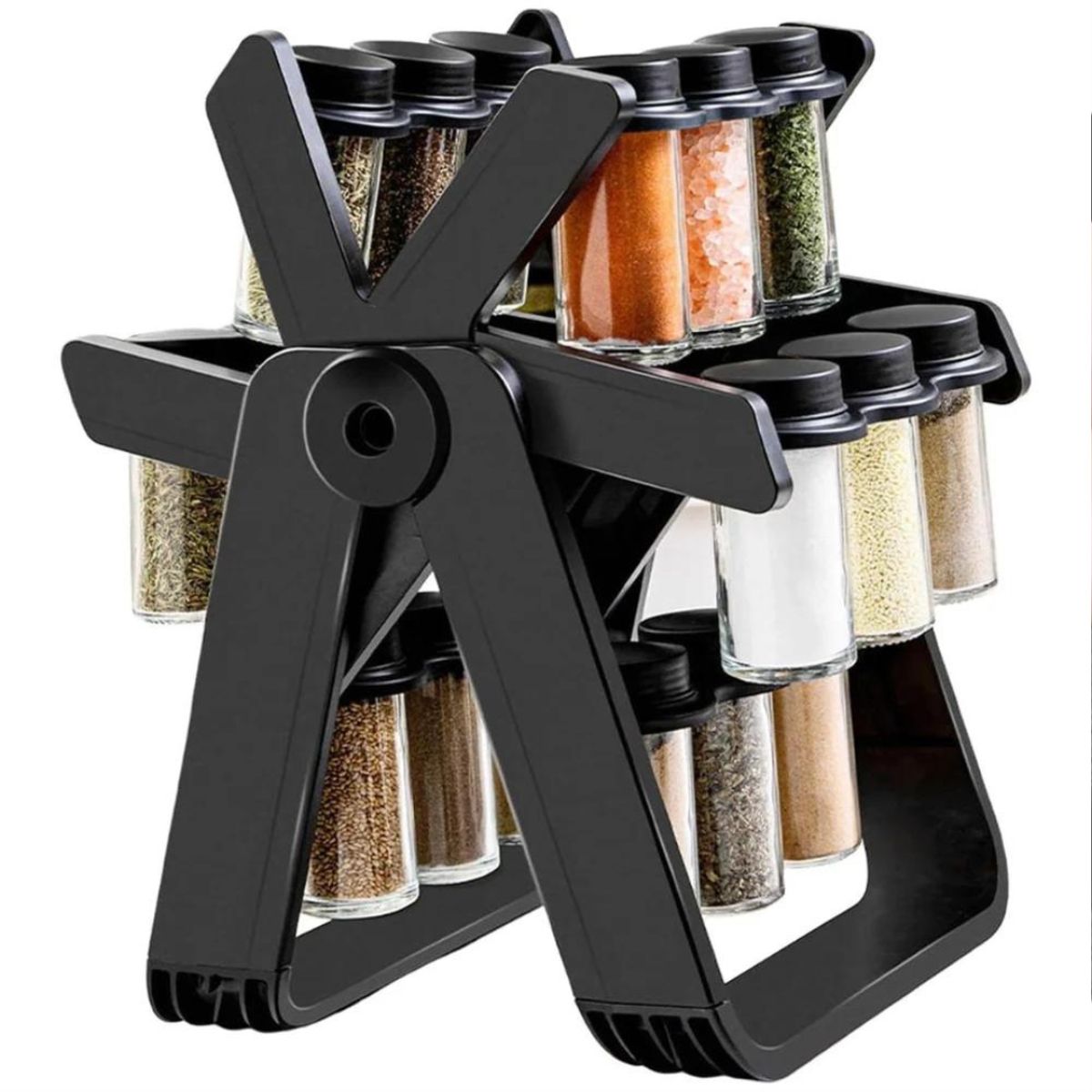 OEM - Condimentero Especiero Giratorio Moderno 18 Frascos