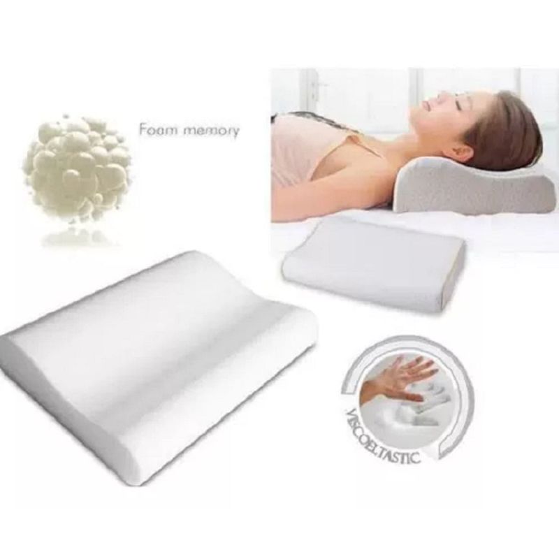 GENERICO - Almohada Viscoelastica Memory Pillow Funda Con Cierre.