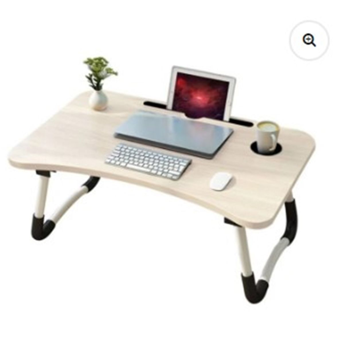GENERICO - Mesa plegable para laptop beige