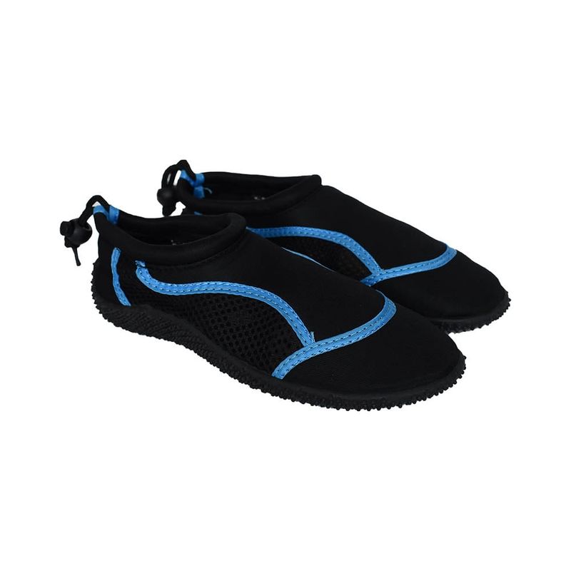 GENERICO - AQUASHOES ZAPATILLAS DE AGUA PUNTA SAL NEGRO AZULINO TALLAS 35 AL 38