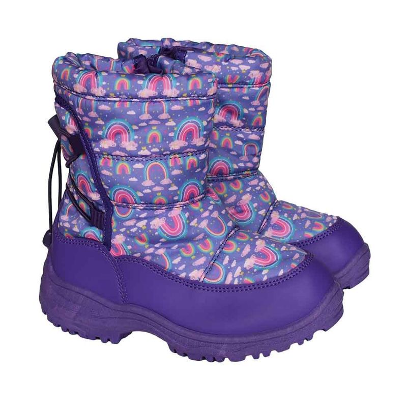 GENERICO - BOTAS PARA NIEVE Y LLUVIA  ACOLCHADAS SNOW BOOTS MULTICOLOR