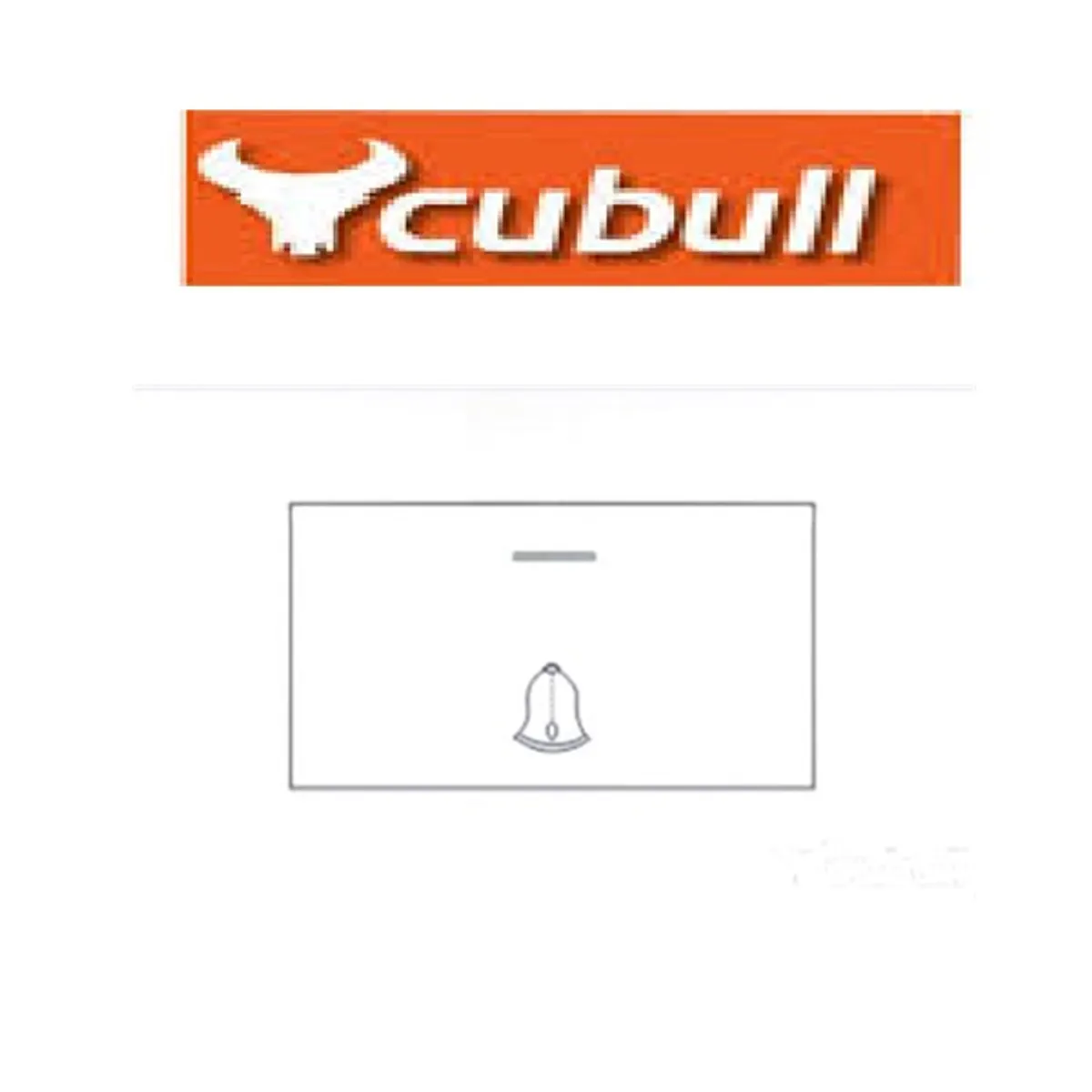 CUBULL - PULSADOR TIMBRE COLOR BLANCO MARCA CUBULL MODELO A3-001
