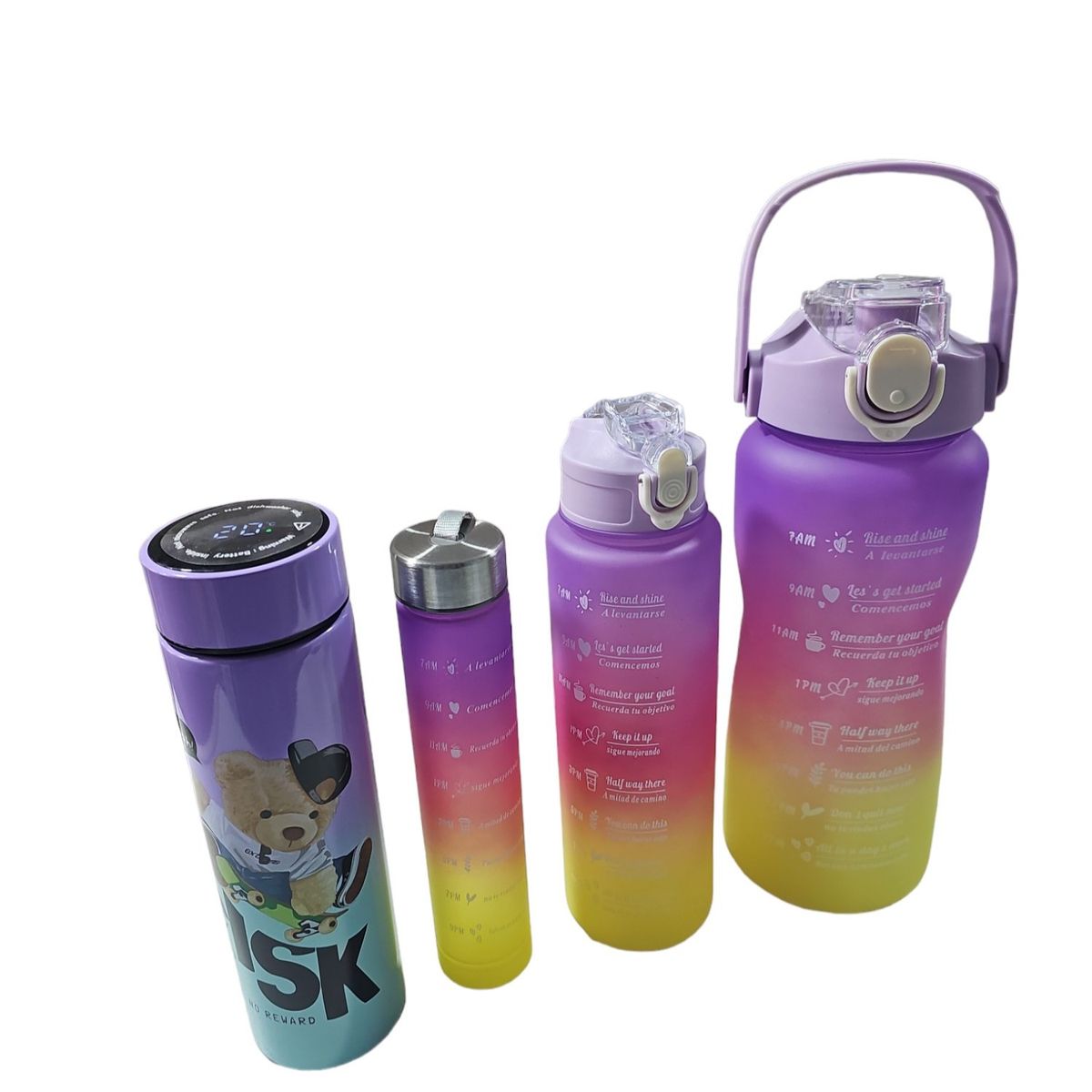 GENERICO - Juego de Tomatodo 3 Piezas Mas Termo Digital de 500 Ml