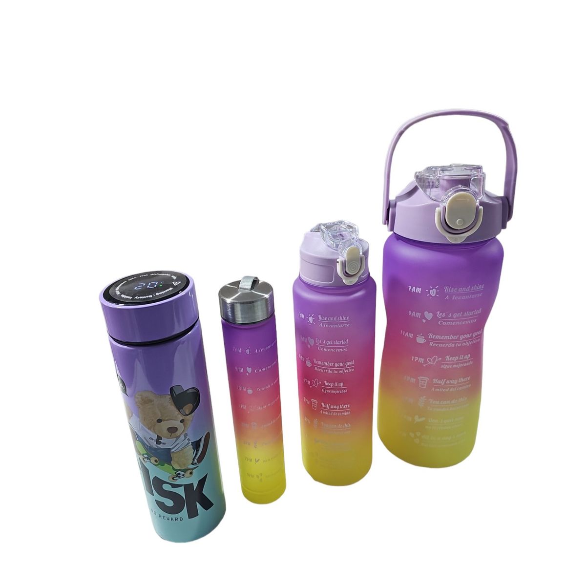 GENERICO - Juego de Tomatodo 3 Piezas Mas Termo Digital de 500 Ml