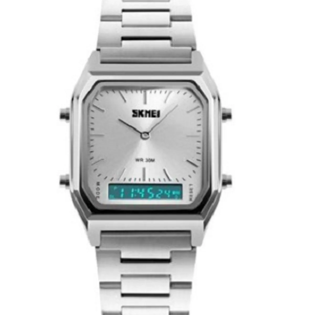 SKMEI - Reloj Skmei 1220 Deportivo Digital de Acero Inoxidable