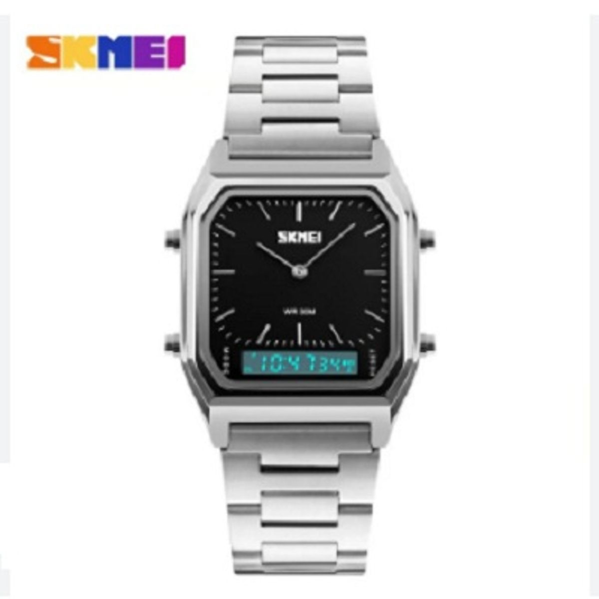 SKMEI - Reloj Skmei 1220 Deportivo Digital de Acero Inoxidable