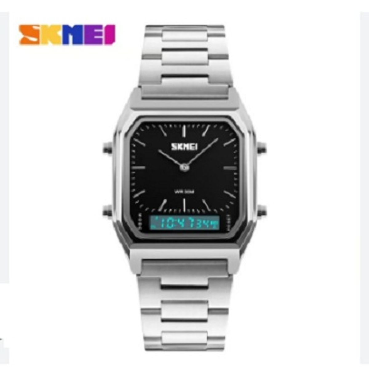 SKMEI - Reloj Skmei 1220 Deportivo Digital de Acero Inoxidable
